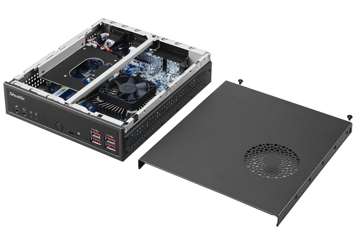 EAN 0887993004464 - Shuttle DH32U5 PC/estación de trabajo barebone 1,35 l tamaño PC Negro i5-1135G7 Intel® SoC imagen 3