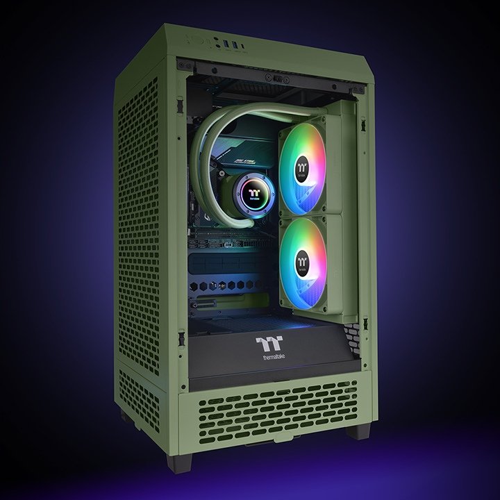 EAN 4711475640818 - Thermaltake TH280 V2 ARGB Placa base Kit de refrigeración líquida Verde 1 pieza(s) imagen 7