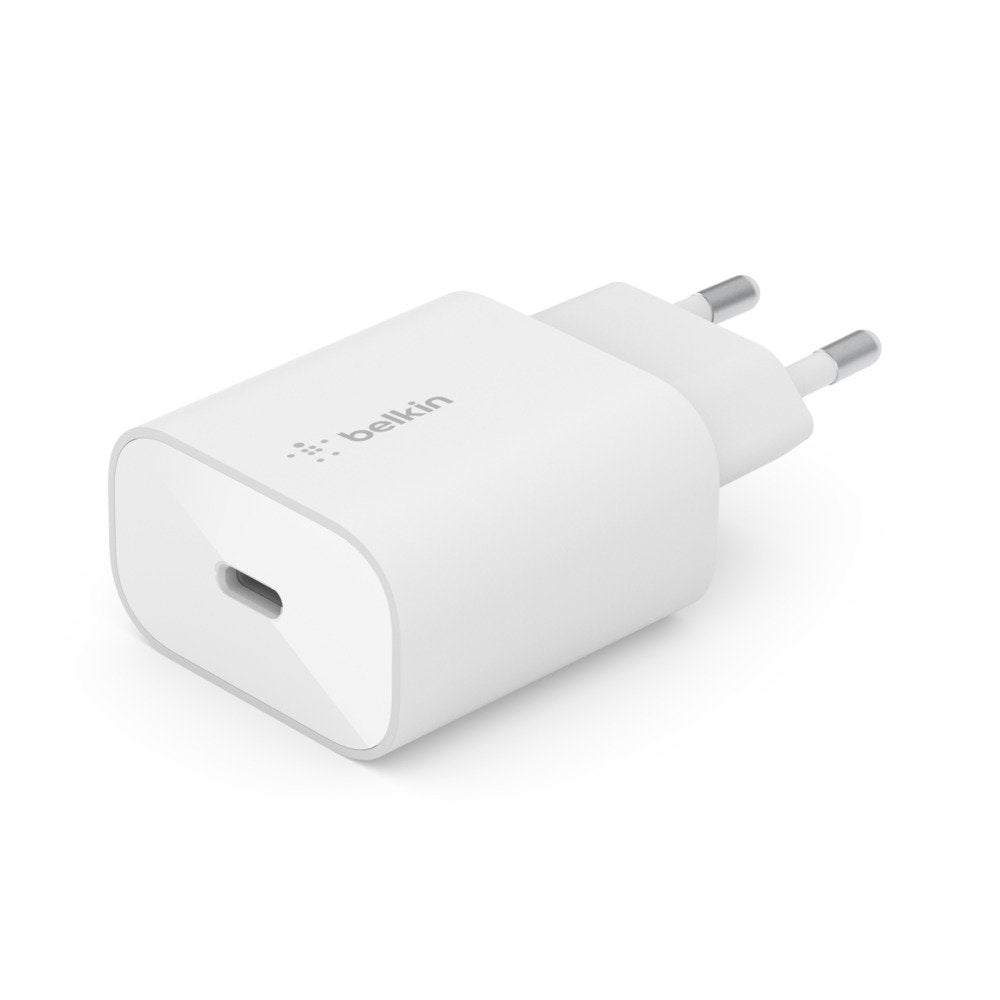 Cargador Boost Charge Usb-C De 25 W + Pd De Belkin, Blanco Wca004vfwh