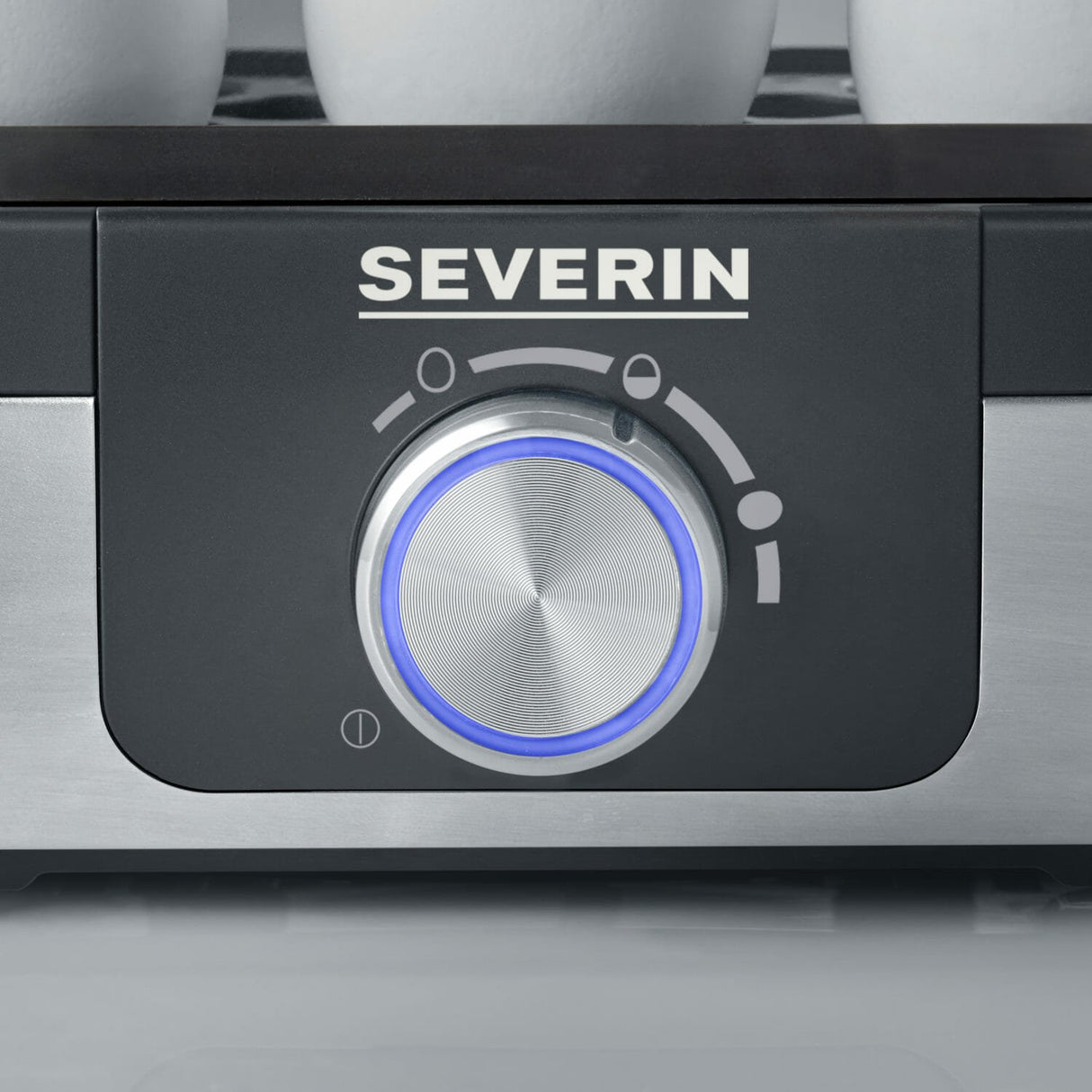 EAN 4008146036675 - Severin EK 3163 3 huevos Negro, Acero inoxidable, Transparente imagen 4