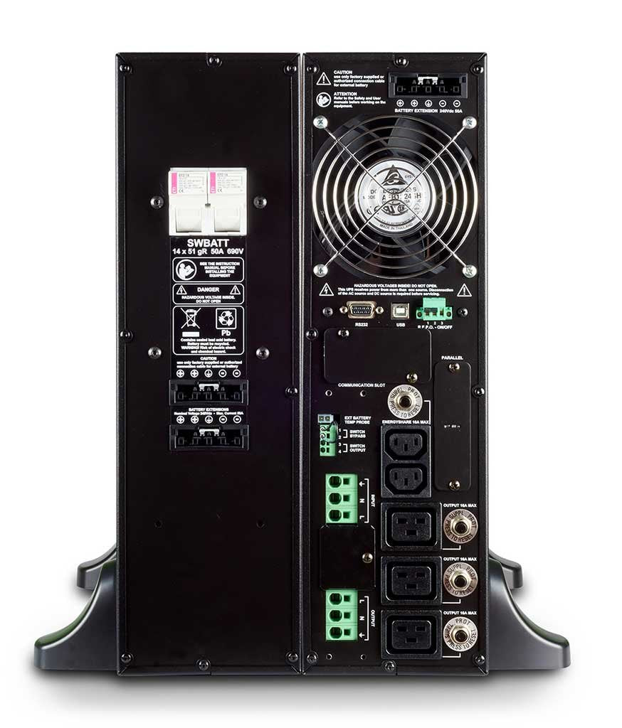 EAN 8023251006883 - Riello Sentinel Dual SDU sistema de alimentación ininterrumpida (UPS) Doble conversión (en línea) 6 kVA 5 imagen 4
