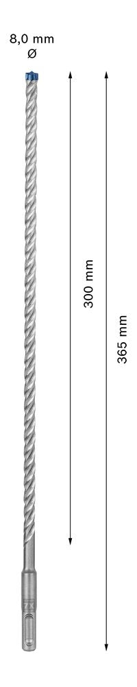 Bosch Taladro Percutor Experto Sds-Plus-7x, Ø 8mm 2608900092