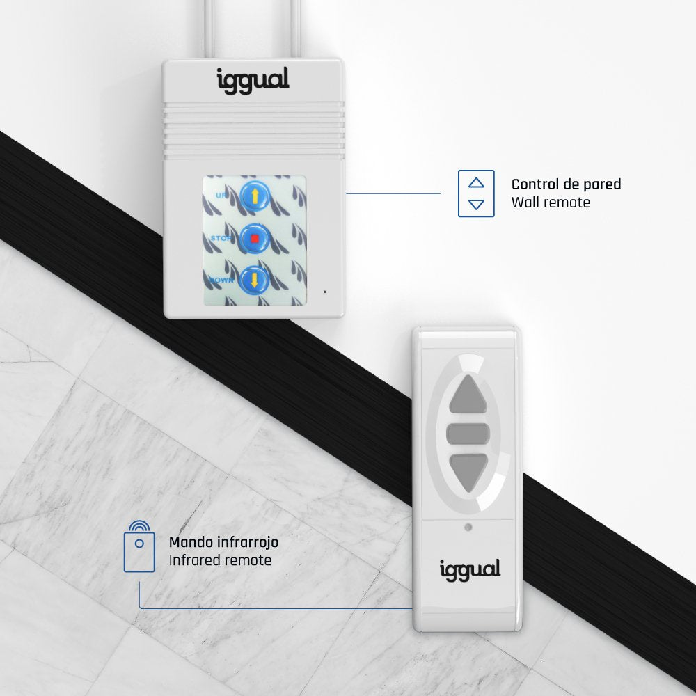 Iggual Pantalla Elec. Pano.92" 203x114 Cm Contrem
