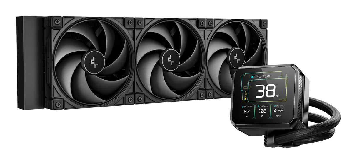 Refrigerador Liquido Cpu Deepcool Spartacus 360 (3x360mm) Black R-Spt360-Bkdsm