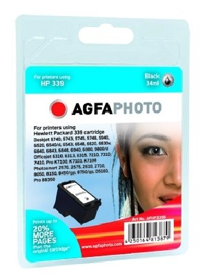 EAN 4250164813879 - AgfaPhoto APHP339B cartucho de tinta Negro imagen 1