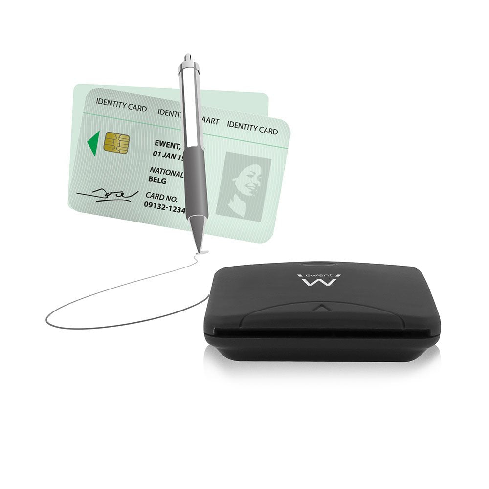 EAN 8054392610387 - Ewent EW1052 lector de tarjeta inteligente USB USB 2.0 Negro imagen 2