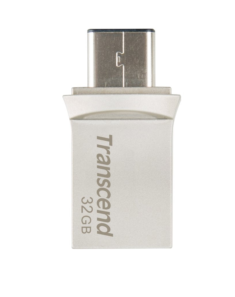 EAN 0760557833529 - Transcend JetFlash 890 32GB unidad flash USB USB Type-A / USB Type-C 3.2 Gen 1 (3.1 Gen 1) Negro, Plata imagen 1