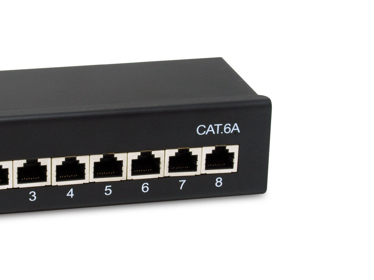 Equip Patchpanel 8x Rj45 Cat6a Ftp 1he Premium Negro