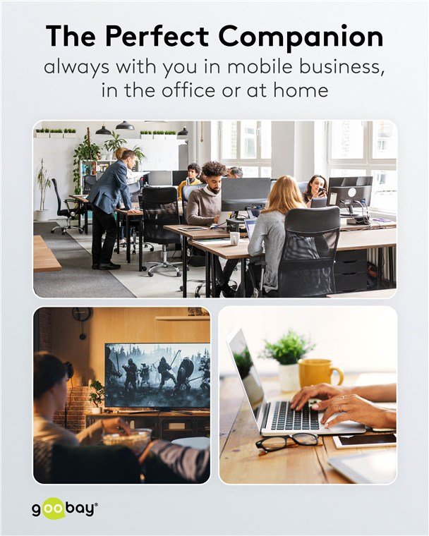 EAN 4040849744570 - Goobay 74457 hub de interfaz USB 3.2 Gen 1 (3.1 Gen 1) Type-C 5000 Mbit/s Gris claro imagen 8