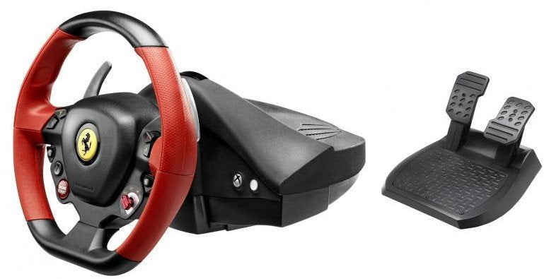 EAN 0663296419538 - Thrustmaster Ferrari 458 Spider Negro, Rojo Volante + Pedales Xbox One imagen 1