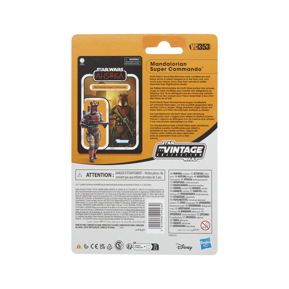 Figura Hasbro Star Wars The Vintage Collection Mandalorian Super Commando 9.5cm