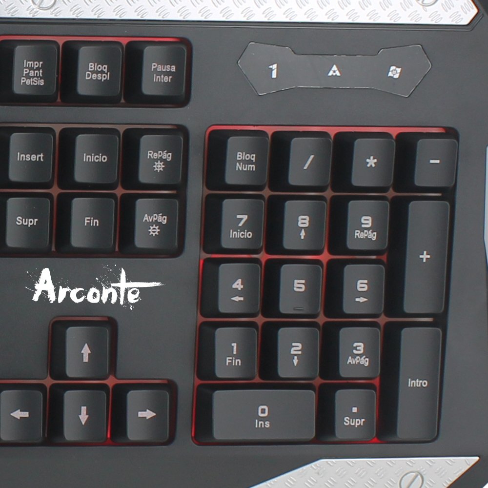 Teclado Español Talius Gaming Arconte Usb Negro Tal-Arconte
