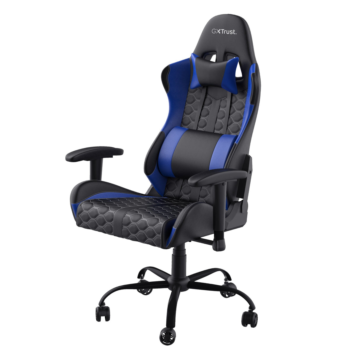 Silla Trust Gxt 708b Resto Universal Gaming Black, Blue