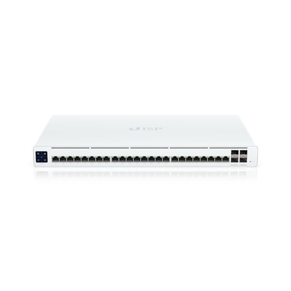 Ubiquiti Uisp-S-Pro Switch Poe Layer 2 Con 24x Gbe Rj45 (16 Poe Pasivo De 27v) Y 4x Sfp+ 10g. Disponibilidad Poe Total De 220w