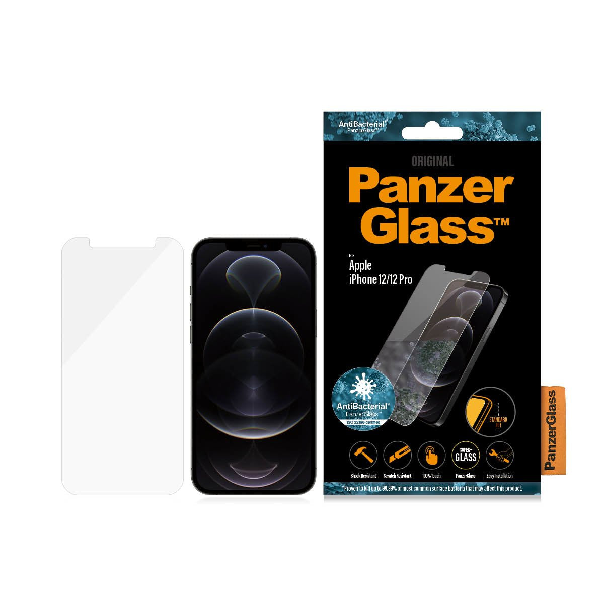 EAN 5711724027086 - PanzerGlass ® Screen Protector iPhone 12 | 12 Pro | Standard Fit Protector de pantalla Apple 1 pieza(s) imagen 3