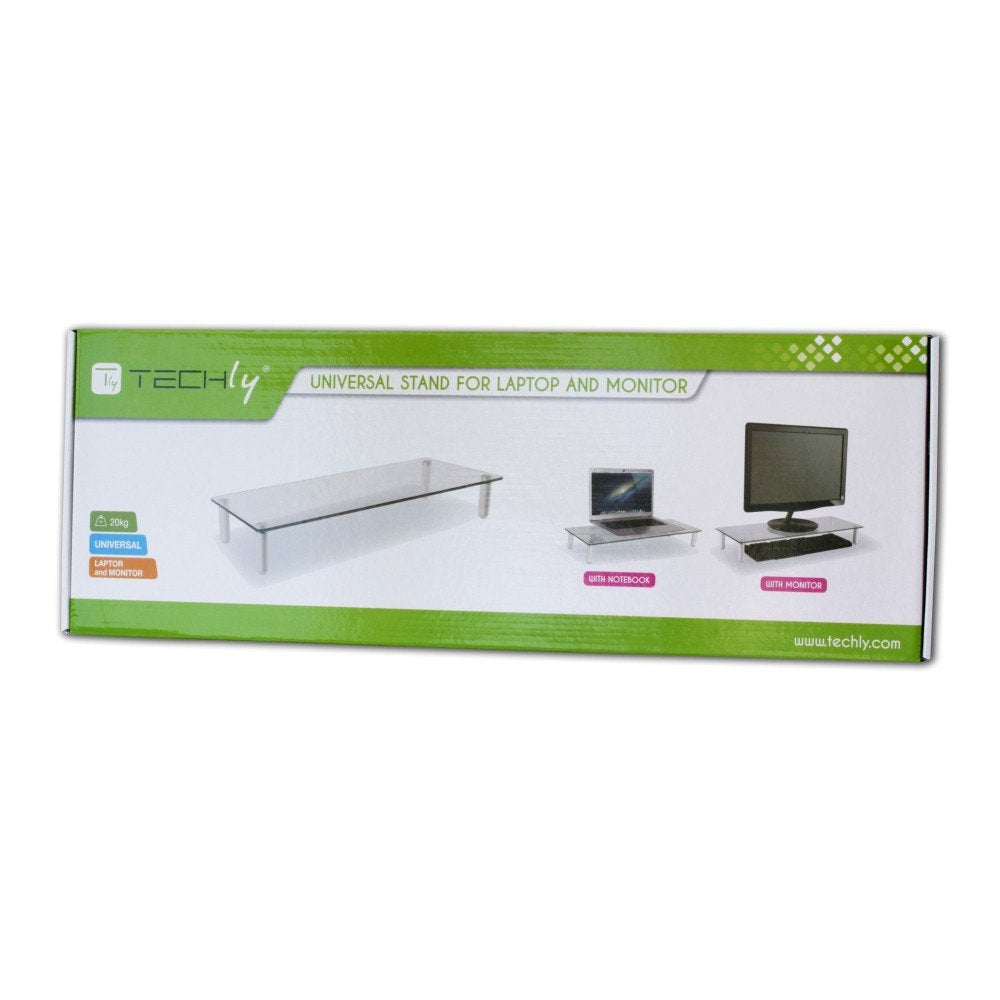 EAN 8054529028504 - Techly ICA-MS 461 soporte para monitor 81,3 cm (32") Escritorio Transparente imagen 2