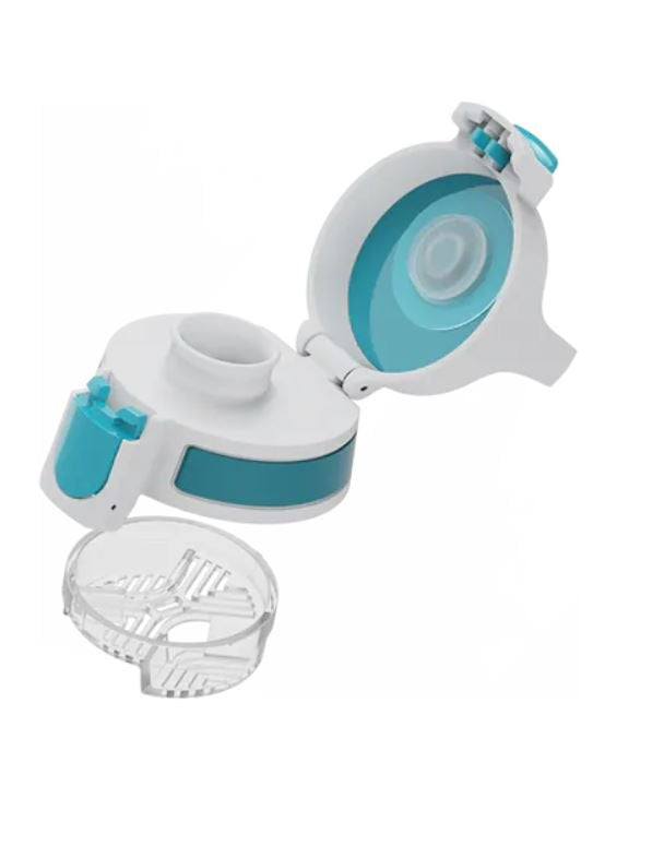 Botella Sigg Total Clear One Myplanet "Aqua" 0,75 L Transparente/Azul Claro, Cierre Con Una Sola Mano One