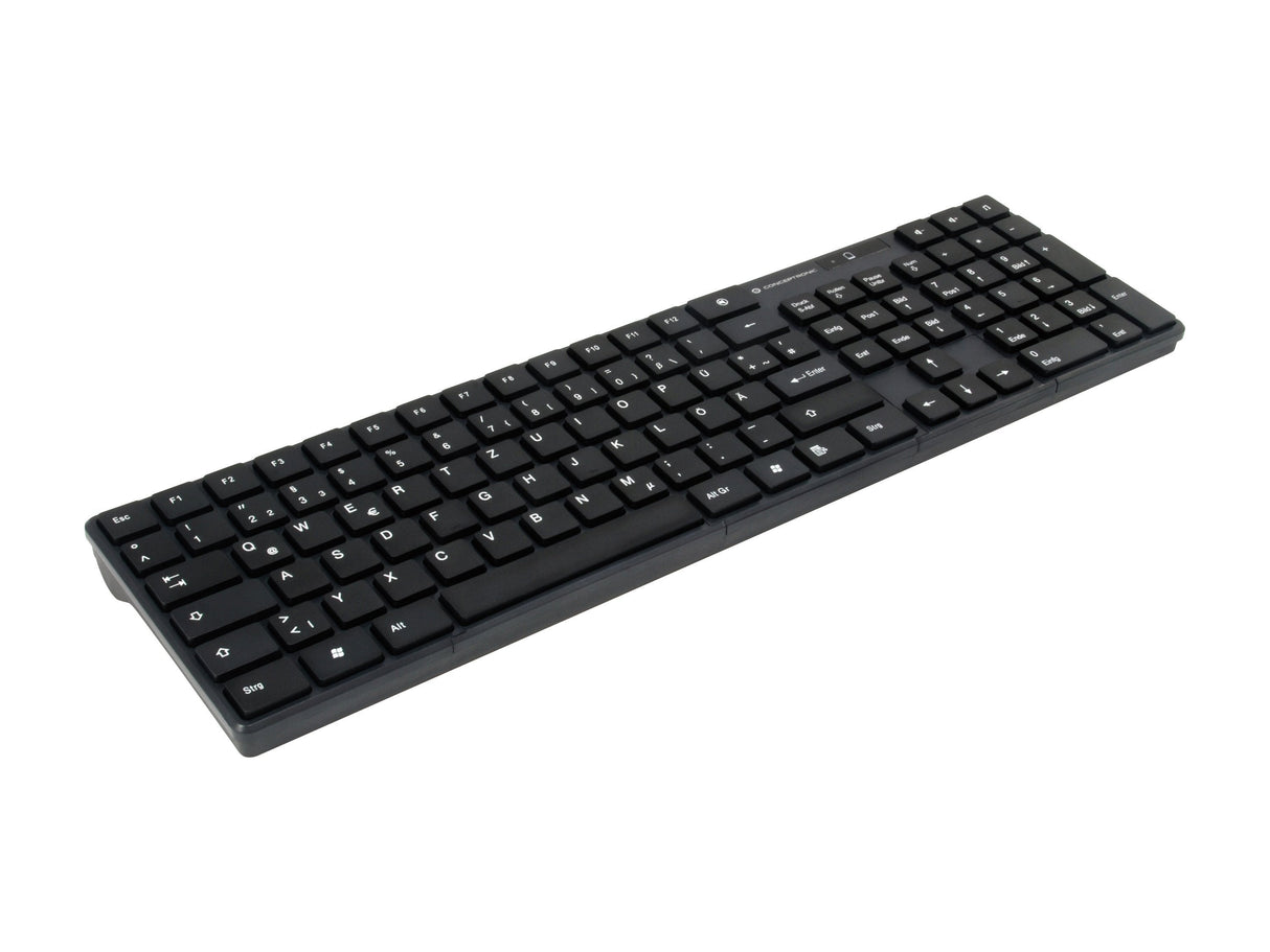 Conceptronic Orazio Teclado (Aleman) + Raton Rf , Qwerty, Negro