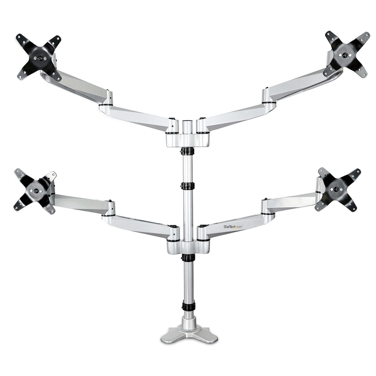 EAN 0065030881456 - StarTech.com ARMQUADPS soporte para monitor 68,6 cm (27") Escritorio Plata imagen 7