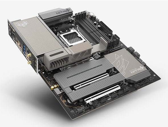 Placa Base Sapphire Nitro+ X870ea Wifi7 Phantom Link (Negro/Plateado) 52122-01-40g