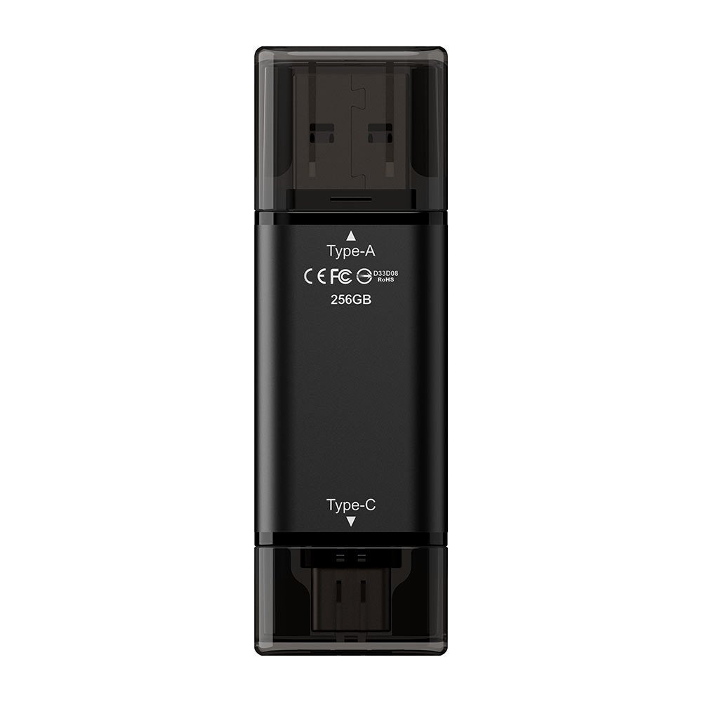 EAN 4711430803616 - Team Group X1 MAX unidad flash USB 256 GB USB Type-A / USB Type-C 3.2 Gen 2 (3.1 Gen 2) Negro imagen 1