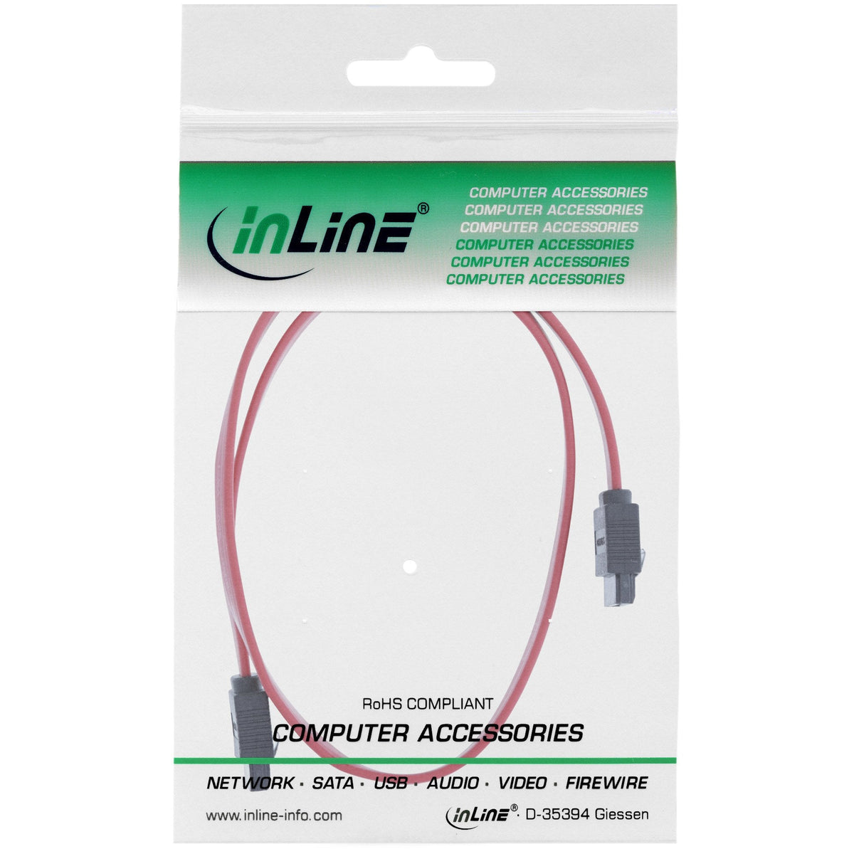 Cable Inline Sata 6gb/S Con Pestillos 1m