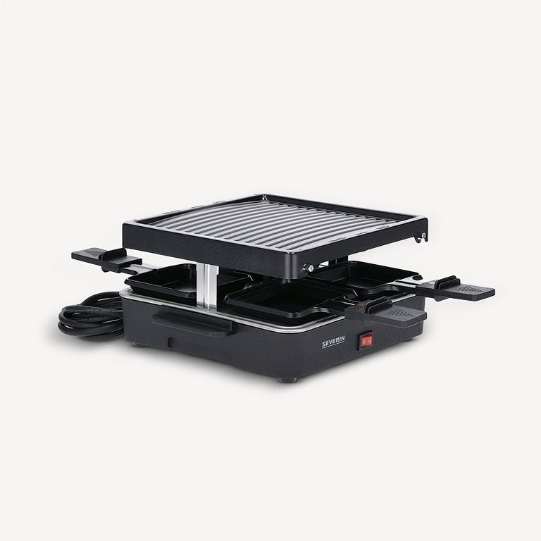 Severin Raclette 4 Persons Negro Negro Rg 2370 (Rg 2370)