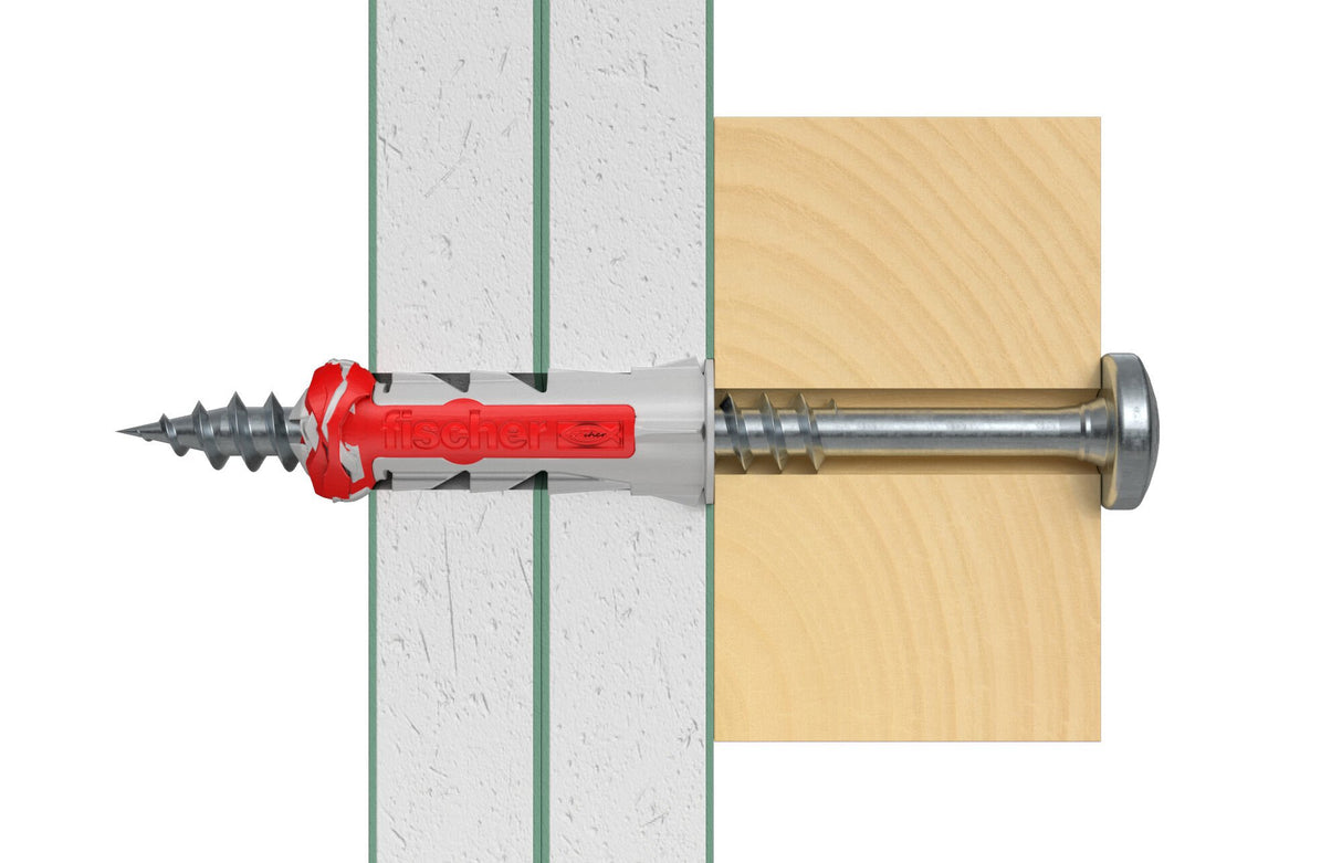 EAN 4048962239706 - Fischer DuoPower 2 pieza(s) Juego de enchufes de pared y ganchos de tornillo 50 mm imagen 7
