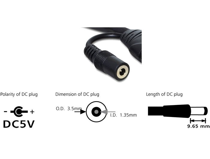 Delock Cable Usb3.0 A -> A M/H 10.00m Activo Negro