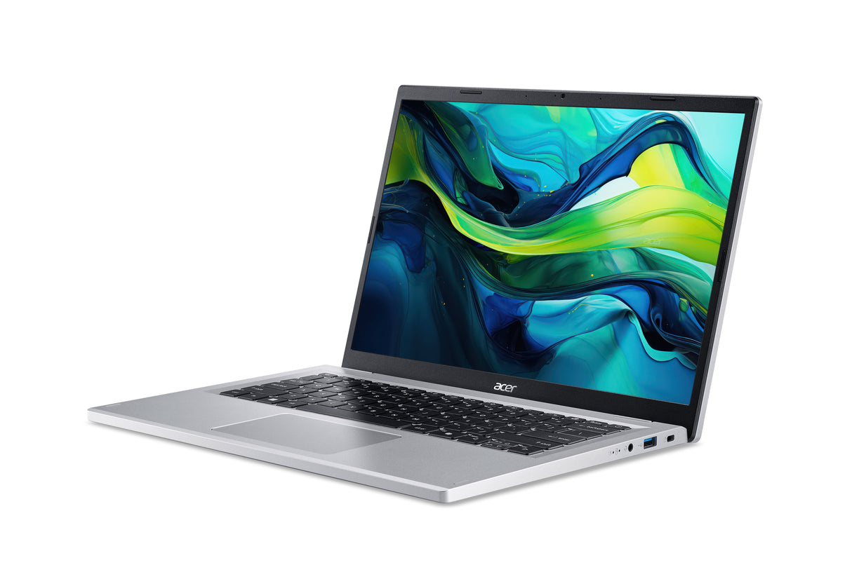 Acer Aspire Ag14-32p-328w Intel Core 3 N355 Ordenador Portátil 35,6 Cm (14) Wuxga 8 Go Ddr5-Sdram 512 Go Ssd Wi-Fi 6 (802.11ax) Windows 11 Home Plateado