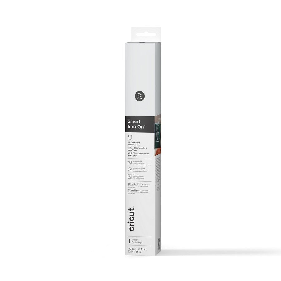 Cricut Smart Iron-On Rollo De Vinilo De Termotransferencia Vinilo De Termotransferencia Liso