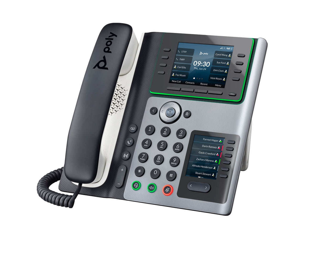 EAN 0197497341386 - HP Poly Edge E450 IP Phone and PoE-enabled teléfono IP Negro 8 líneas IPS imagen 6