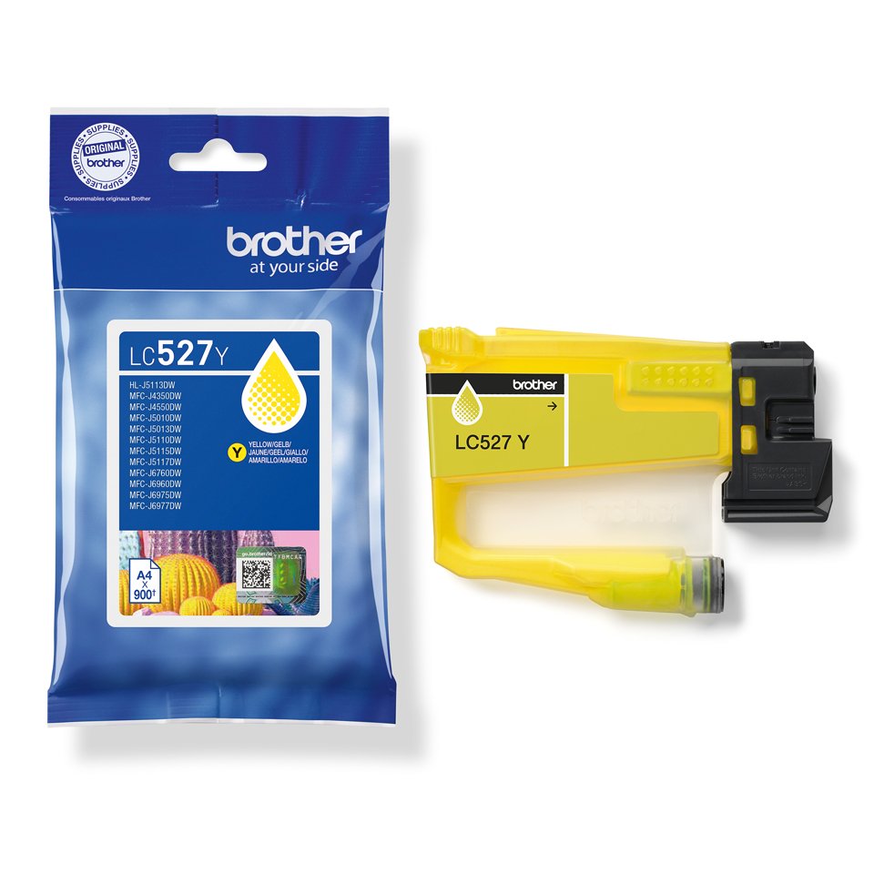EAN 4977766839587 - Brother LC527Y cartucho de tinta 1 pieza(s) Original Amarillo imagen 5