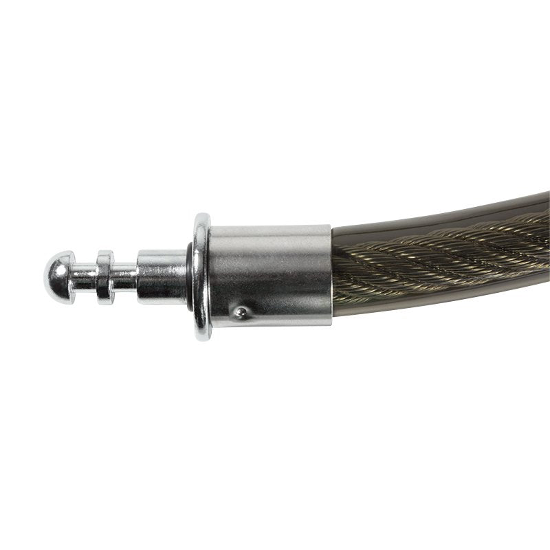 Logilink Sc0211 Candado Para Bicicleta Cable Antirrobo Negro, Plata 60 Cm