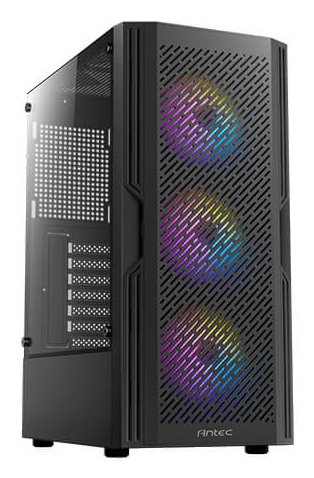 Caja Gaming Antec Ax20 Matx 2xusb 2.0 Sin Fte Negro Rgb