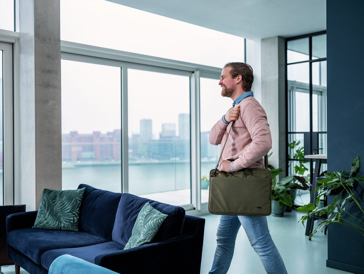 Maletín Trust Bologna Para Portátiles Hasta 16' Verde