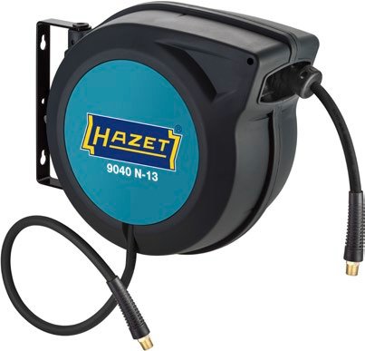 EAN 4000896214648 - HAZET 9040N-13 carrete de manguera de jardín Carrete de pared Automático Negro, Azul imagen 1