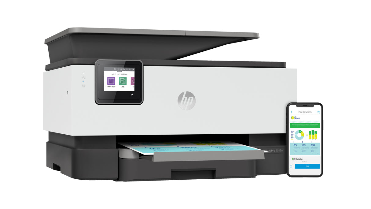 EAN 0195161213915 - HP OfficeJet Pro 9012e All-in-One Prntr Inyección de tinta térmica A4 4800 x 1200 DPI 22 ppm Wifi imagen 2