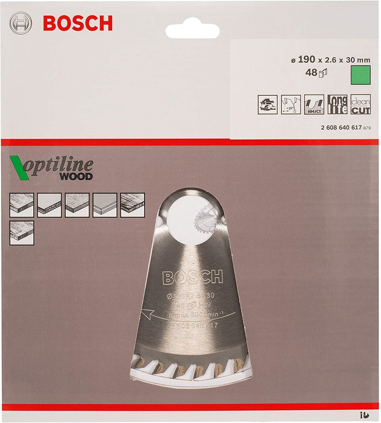 EAN 3165140194112 - Bosch 2608640617 hoja de sierra circular 19 cm 1 pieza(s) imagen 2