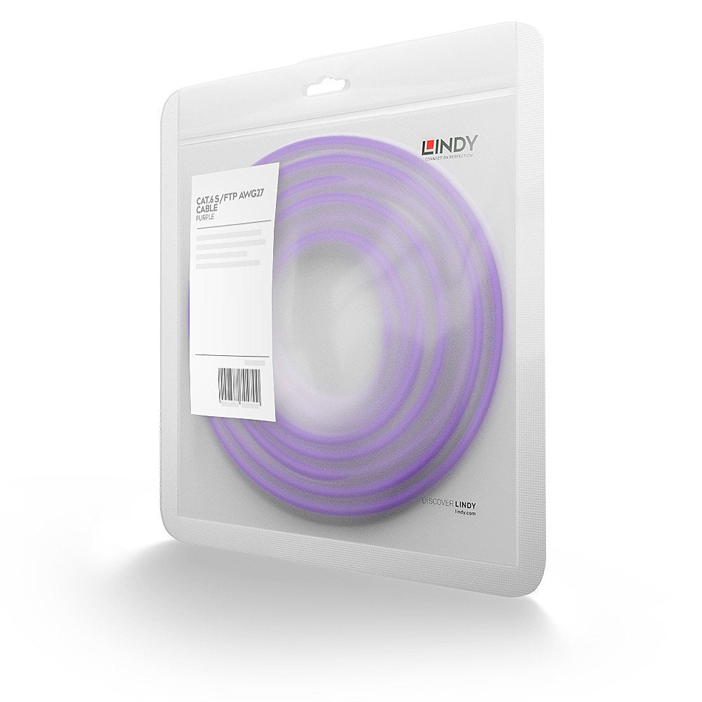 EAN 4002888478281 - Lindy 47828 cable de red Púrpura 10 m Cat6 S/FTP (S-STP) imagen 2