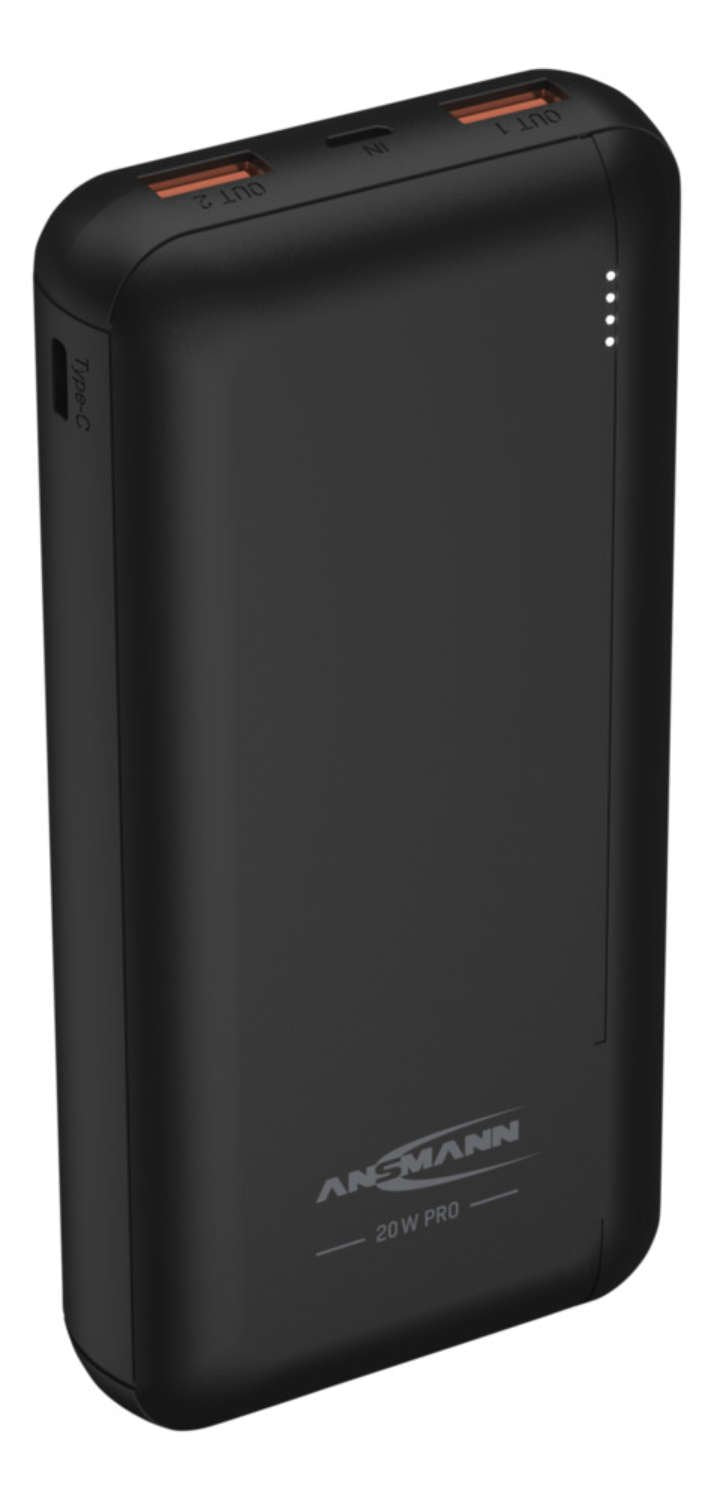 EAN 4013674187195 - Ansmann PB320PD Polímero de litio 20000 mAh Negro imagen 3