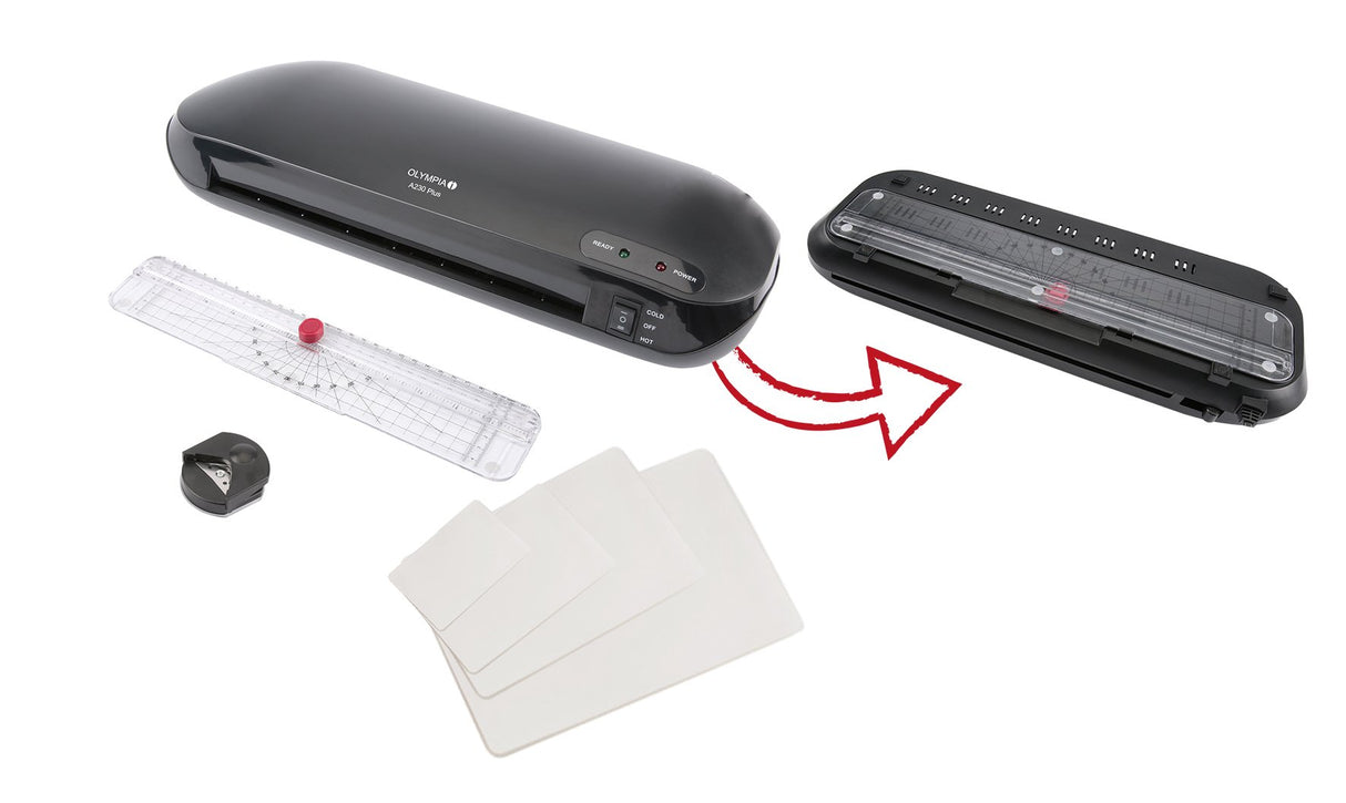 EAN 4030152031290 - Olympia 3129 laminador Plastificadora en frío/caliente 400 mm/min Negro imagen 2