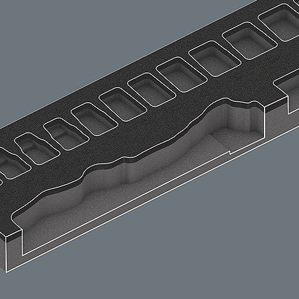 Kit De Herramientas Wera 05150111001 Negro/Gris