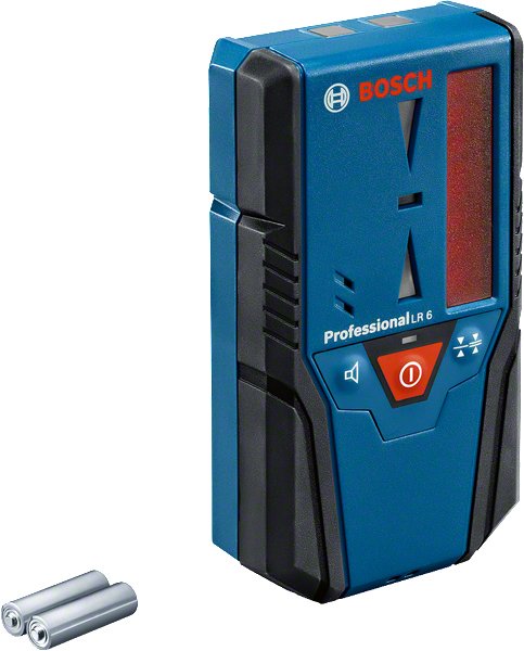 Receptor Láser Bosch Professional Lr 6 Professional Azul/Negro, Para Láseres Combinados Y Lineales Gcl 2-50 C / Gll 3-80 / Gll 3-80 C 0601069h00