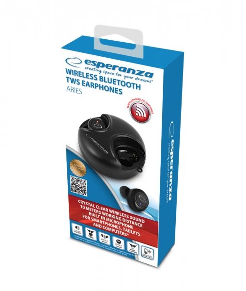 EAN 5901299958322 - Esperanza EH228K auricular y casco Auriculares Inalámbrico Dentro de oído Llamadas/Música MicroUSB Blueto imagen 8