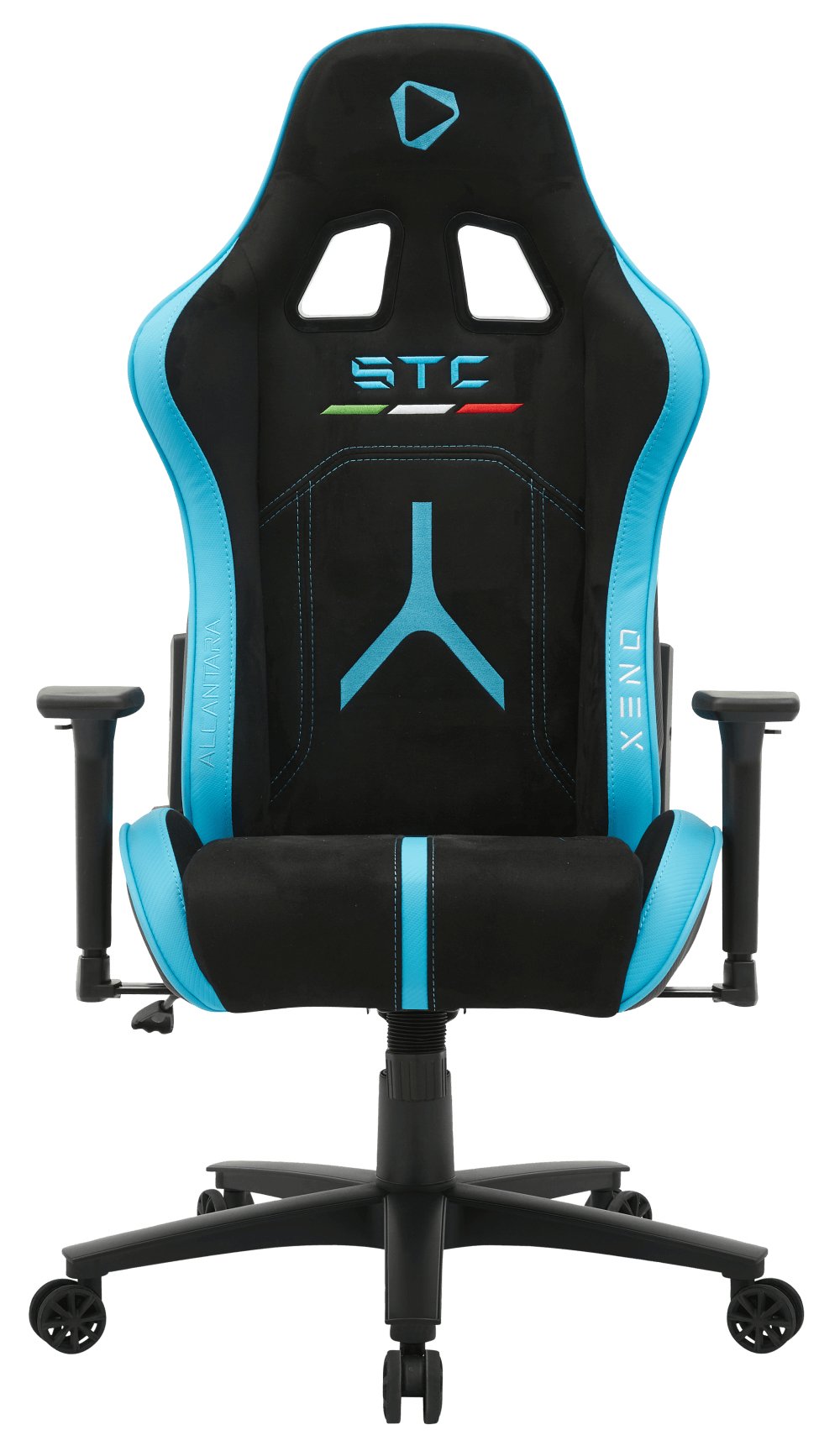 Silla Gaming Onex Stc Alcantara Serie L - Negro Azul