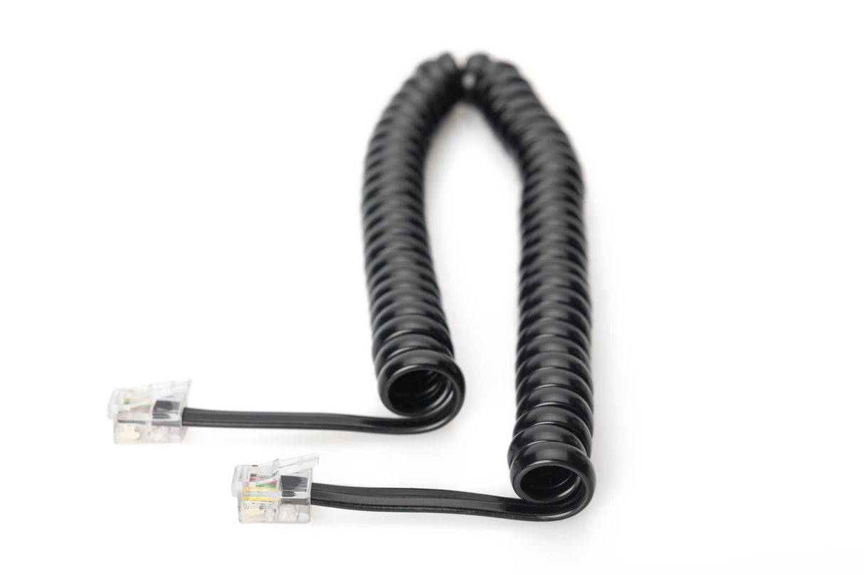 EAN 4016032246183 - Digitus AK-460101-020-S cable telefónico 2 m Negro imagen 2
