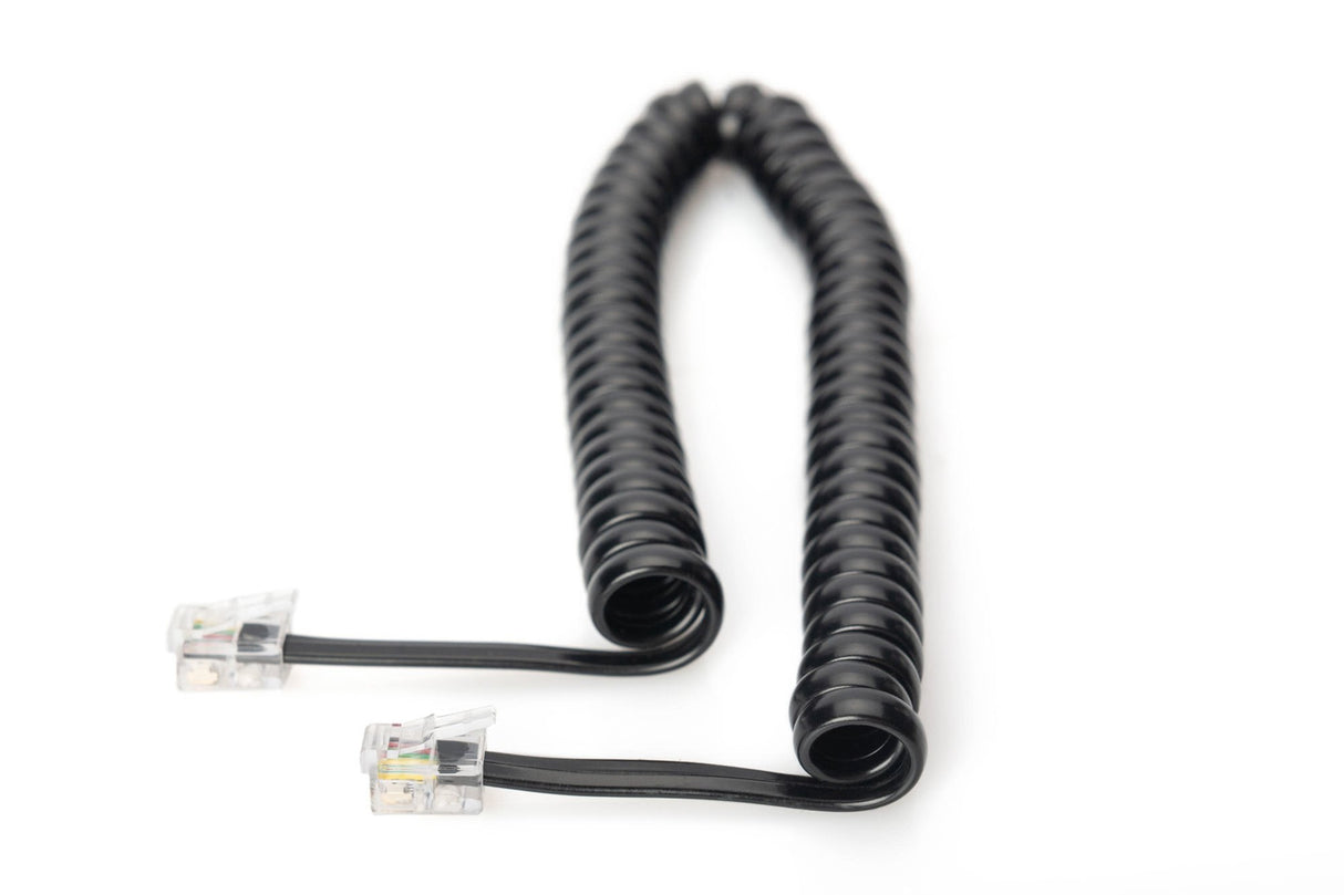EAN 4016032246183 - Digitus AK-460101-020-S cable telefónico 2 m Negro imagen 3
