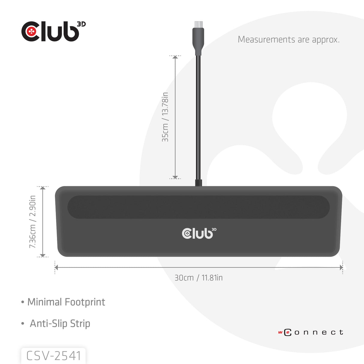 EAN 8719214473525 - CLUB3D CSV-2541 base para portátil y replicador de puertos Acoplamiento USB 3.2 Gen 1 (3.1 Gen 1) Type-C imagen 5