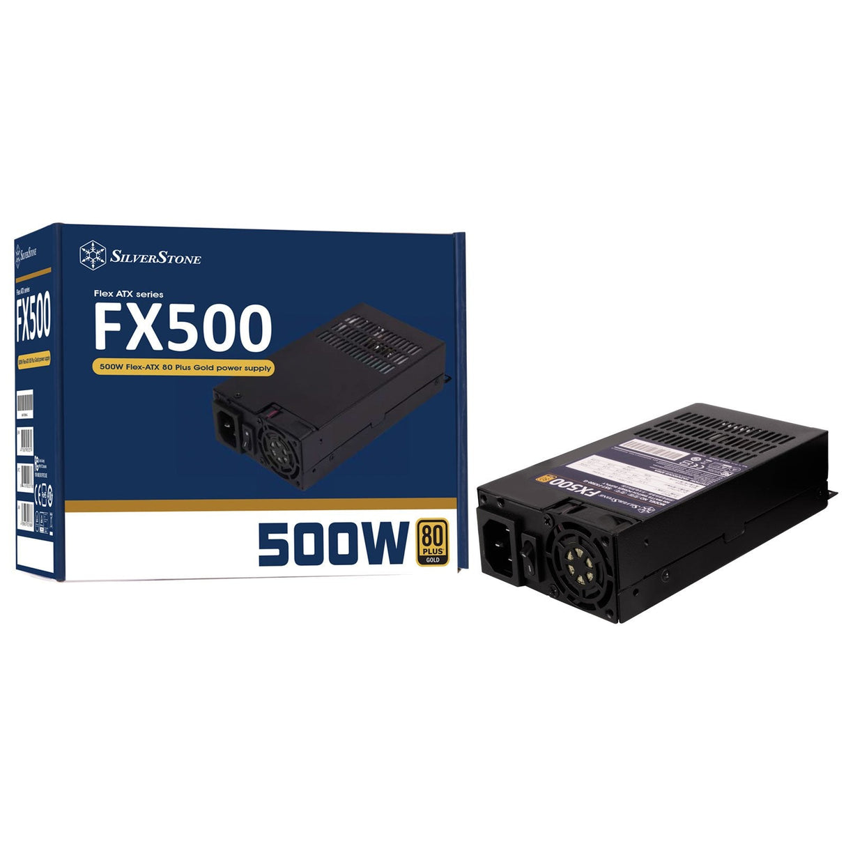 Fuente De Alimentación Silverstone 500w Flex Atx Sst-Fx500-G,